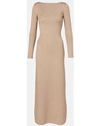 Max Mara - Bracco Pen-Back Maxi Dress - Lyst