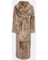 Yves Salomon - Reversible Shearling And Leather Coat - Lyst