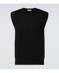 Dries Van Noten - Cotton Sweater Vest - Lyst