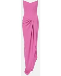 Alex Perry - Robe Aus Crepe - Lyst