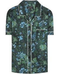 Burberry Printed Pyjama Shirt - Green