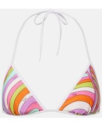 PUCCI - Iride Bikini Top - Lyst