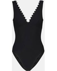 Karla Colletto - Ines Plunging One-piece Swimsuit - Lyst
