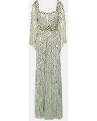 Jenny Packham - Bright Star Embellished Tulle Gown - Lyst