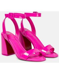 Christian Louboutin - Miss Sabina 85 Patent Leather Sandals - Lyst