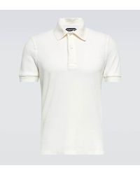 Tom Ford - Cotton-Blend Terry Polo Shirt - Lyst