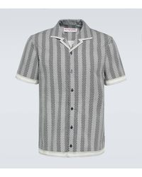 Orlebar Brown - Camisa bowling Hibbert de algodon floral - Lyst