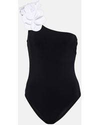 Karla Colletto - Tess Floral-Applique Swimsuit - Lyst