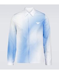 Prada - Bedrucktes Hemd aus Baumwolle - Lyst