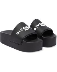 Givenchy Palas de plataforma con logo - Negro