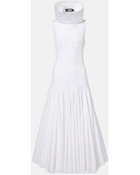 Jacquemus - Triana Cotton Poplin Midi Dress - Lyst
