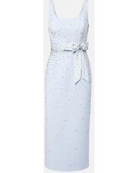 Carolina Herrera - Midikleid Mit Kristallen - Lyst