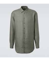 Giorgio Armani - Archivio Linen Shirt - Lyst