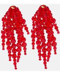 Simone Rocha - Boucles D'Oreilles A Perles Et Cristaux - Lyst