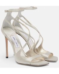 Jimmy Choo - Azia 110 Satin Sandals - Lyst