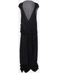 JW Anderson - Vestido Largo De Jersey Drapeado - Lyst