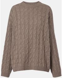 Lisa Yang - Seymour Cable-Knit Cashmere Sweater - Lyst