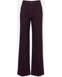 Victoria Beckham - Alina Wide-Leg Jeans - Lyst