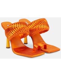 Gia Borghini - Rosie 1 Satin Sandals - Lyst