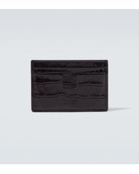 Tom Ford - Croc-Effect Patent Leather Card Holder - Lyst