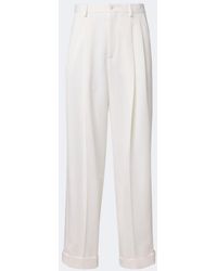 Dolce & Gabbana - Pleated Wool And Silk-Blend Tuxedo Pants - Lyst