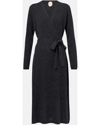 Jardin Des Orangers - Wool And Cashmere Wrap Dress - Lyst
