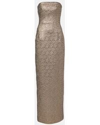 Emilia Wickstead - Robe Laelia Aus Jacquard - Lyst