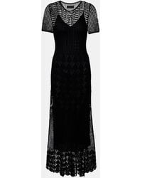 Nili Lotan - Yoko Crochet Cotton Midi Dress - Lyst