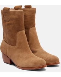 FARM Rio - Ankle Boots Aus Veloursleder - Lyst