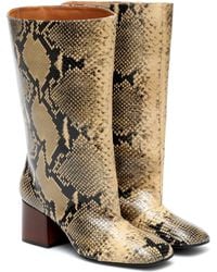 Marni Stiefel aus Leder - Braun