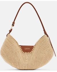 Loewe - Paula's Ibiza Swing Medium Raffia Shoulder Bag - Lyst