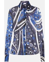 PUCCI - Fontane Cotton Muslin Shirt - Lyst