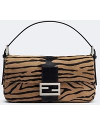 Fendi - Baguette 26424 Calf Hair Shoulder Bag - Lyst