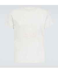 Maison Margiela - Camiseta en jersey de algodon bordado - Lyst