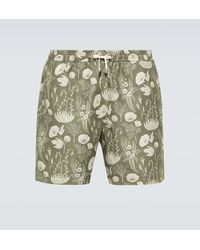 Sunspel - Katie Scott Printed Swim Trunks - Lyst