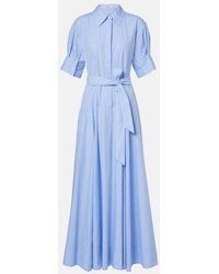 Jonathan Simkhai - Truman Striped Cotton Maxi Dress - Lyst