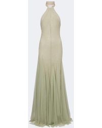 De La Vali - Elowen Lace Halterneck Gown - Lyst