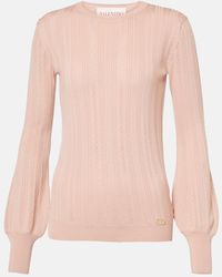 Valentino - Pullover Maglia Aus Schurwolle - Lyst