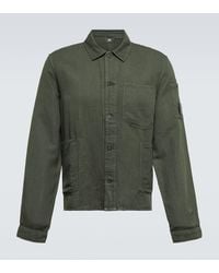 C.P. Company - Camisa de algodon y lino - Lyst