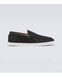 Christian Louboutin - Varsiboat Denim Loafer - Lyst