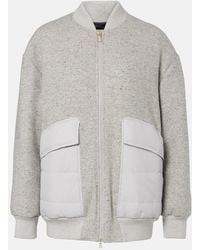 Eleventy - Herringbone Wool-Blend Down Jacket - Lyst