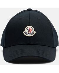 Moncler - Logo Cotton Baseball Cap - Lyst