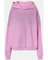 Acne Studios - Sudadera De Mezcla De Algodon Con Logo - Lyst