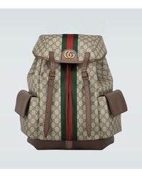Gucci - Mochila Ophidia Medium De Lona Gg - Lyst