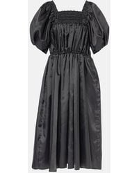 Noir Kei Ninomiya - Shirred Midi Dress - Lyst