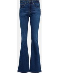 Veronica Beard - Beverly High-rise Flared Jeans - Lyst