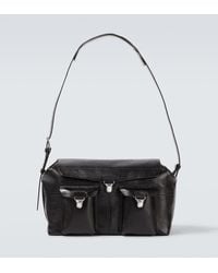 Lemaire - Messenger Bag Week-End Gear Aus Leder - Lyst