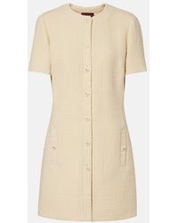 Gucci - Wool-Blend Tweed Mini Dress - Lyst