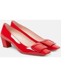 Roger Vivier - Belle Vivier 45 Patent Leather Slingback Pumps - Lyst