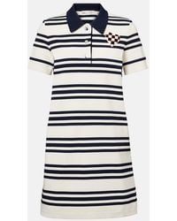 Tory Burch - Striped Polo Dress - Lyst